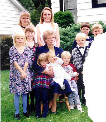 Mom and all Gran Kids
